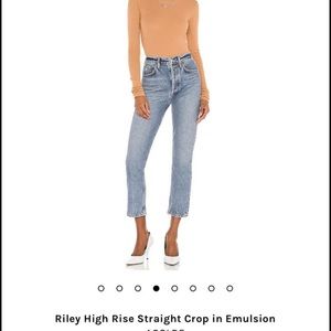 AGOLDE Riley jeans - emulsion - size 23